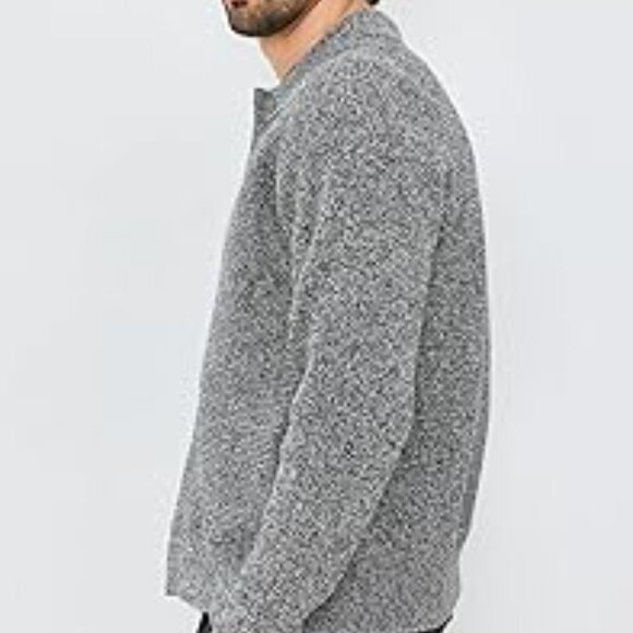 NEW RAG & BONE Dexter Marl Cardigan in :black multi for men 825 10j5 - Picture 6 of 11